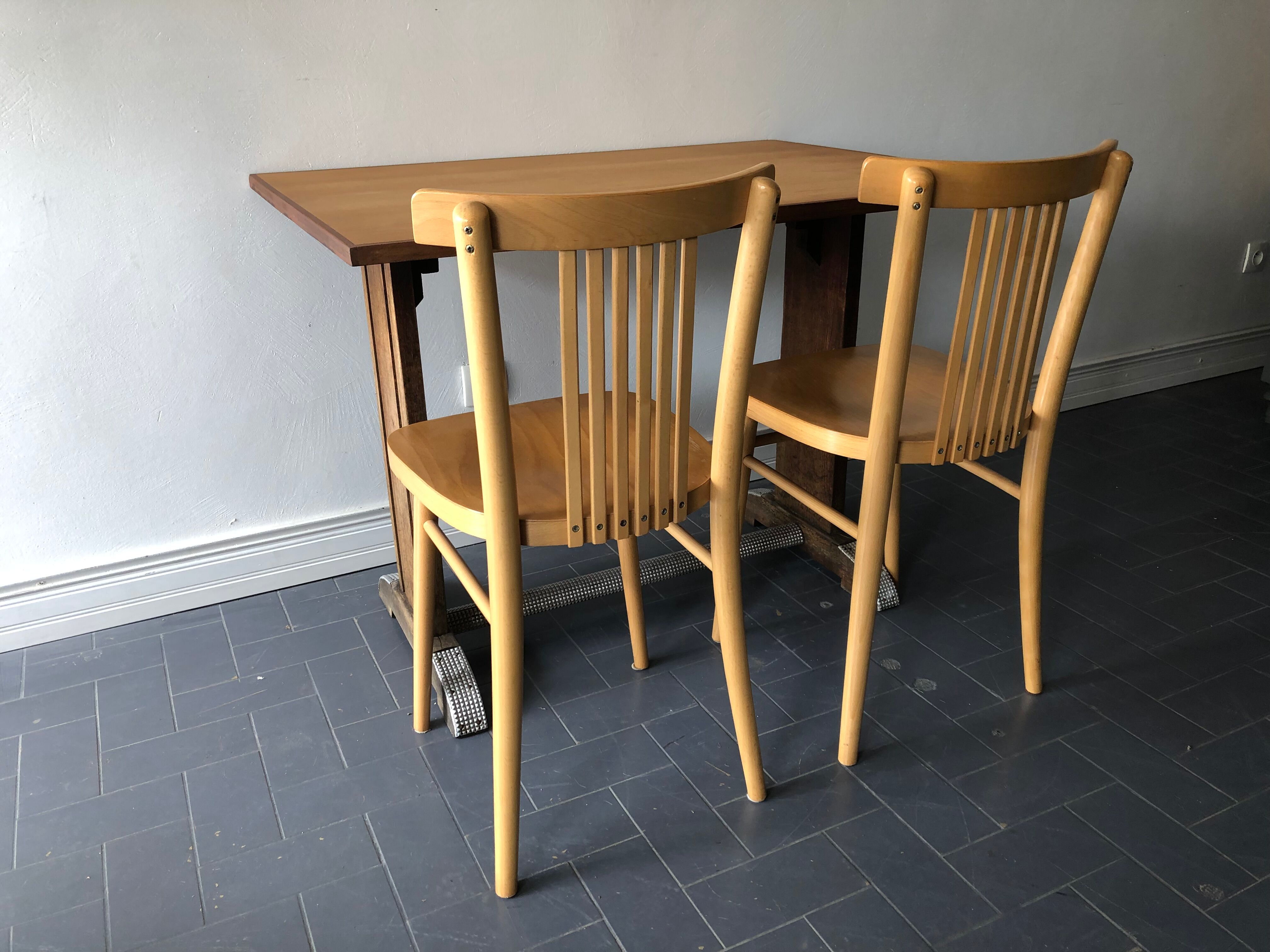 Vintage Parisian bistro table