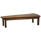 Mid-century organic Scandinavian coffee table, wabi-sabi style, made in the 1960s.