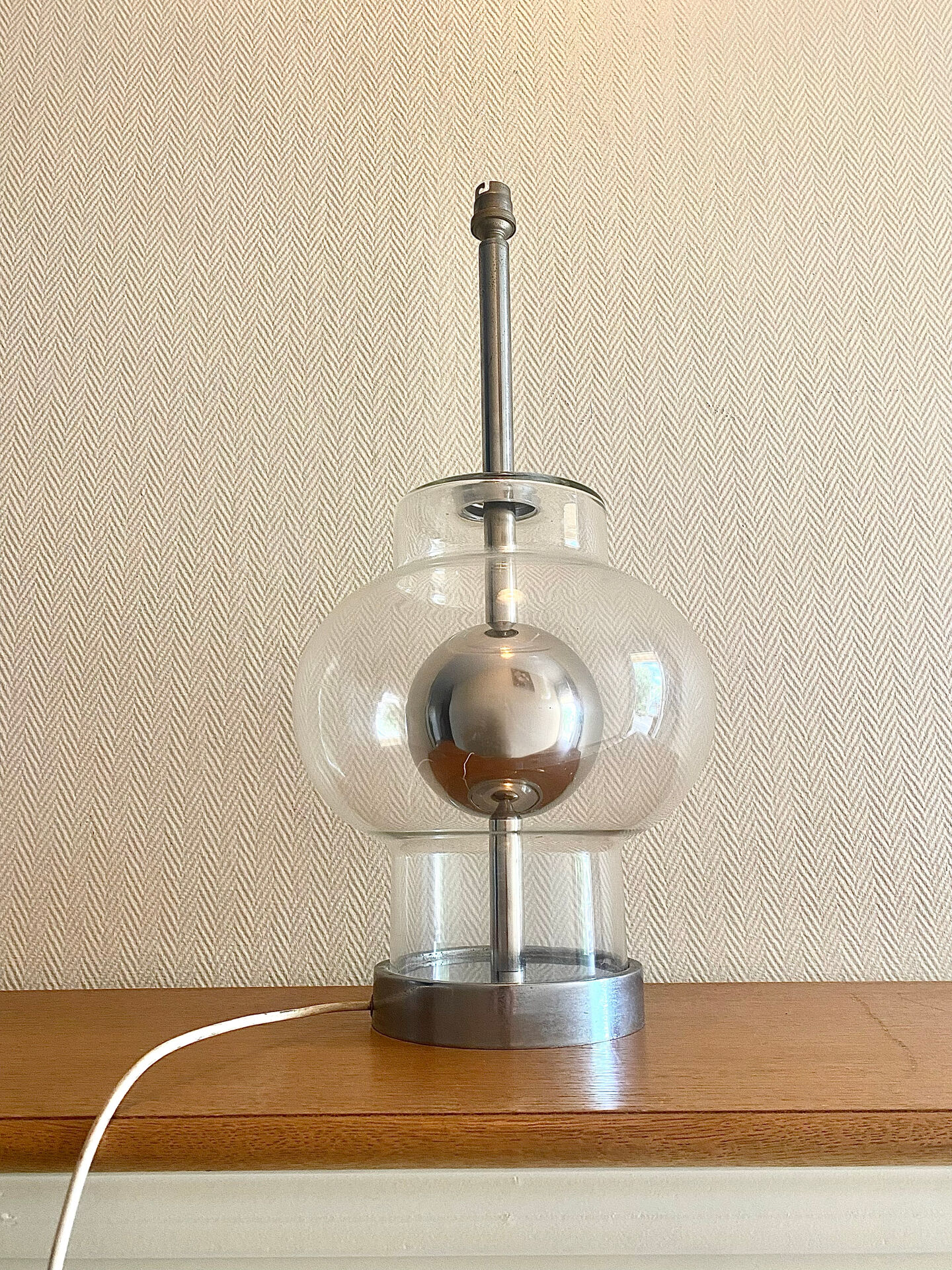 Large Space Age lamp base Richard Essig