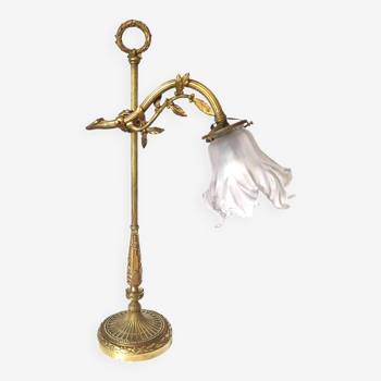 Lampe d’horloger en bronze fin XIXème début XXème