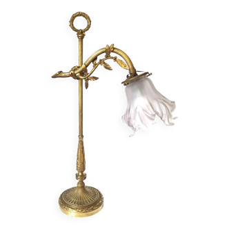 Watchmaker's lamp in bronze late nineteenth early twentieth century