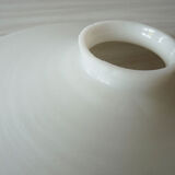 White opaline lampshade from the 1940s