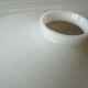 White opaline lampshade from the 1940s