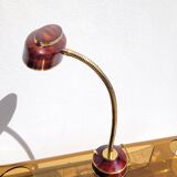 Madec vintage flexible lamp in gold