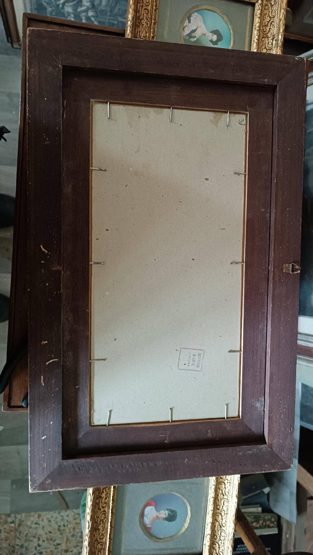 Peinture à l'huile paysage en carton maremme Bruno Loretti (Livourne 1940)