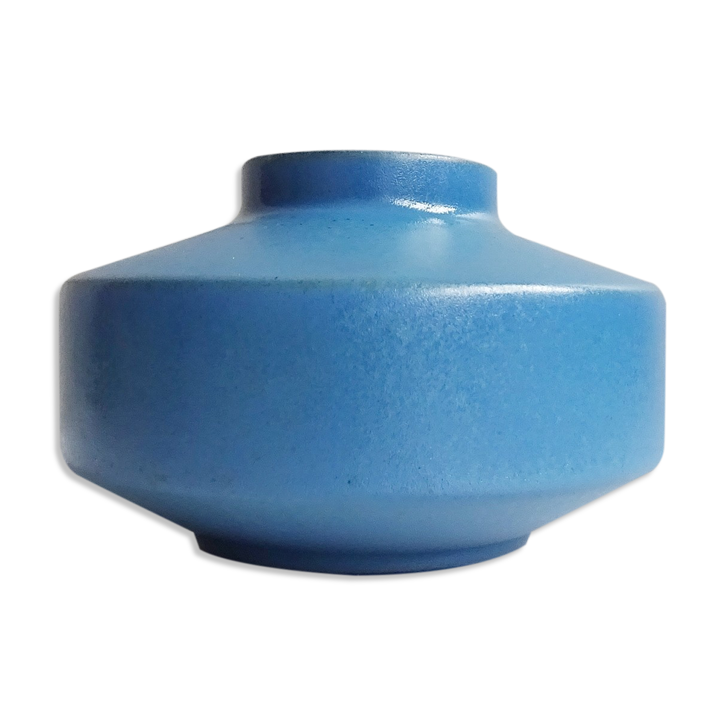 Marschner ceramic vase matt blue