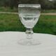 Saint Louis White wine glass or port Crystal cut Trianon circa 1840