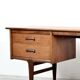 Midcentury Afromosia Desk From A. Younger Designed By John Herbert. Vintage