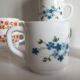 Set of 8 cups at cafe arcopal – france