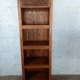 Exotic wood shelving unit from the 90s