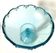 Large blue glass cup