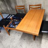 Vintage Scandinavian table extendable