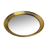 Plateau miroir année 60, Durinox