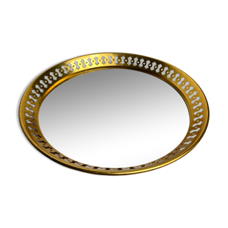 Plateau miroir année 60, Durinox