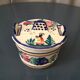 Saloir pot avec couvercle hb quimper decor bretonne