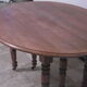 Table 6 feet with two extensions in Cherry
