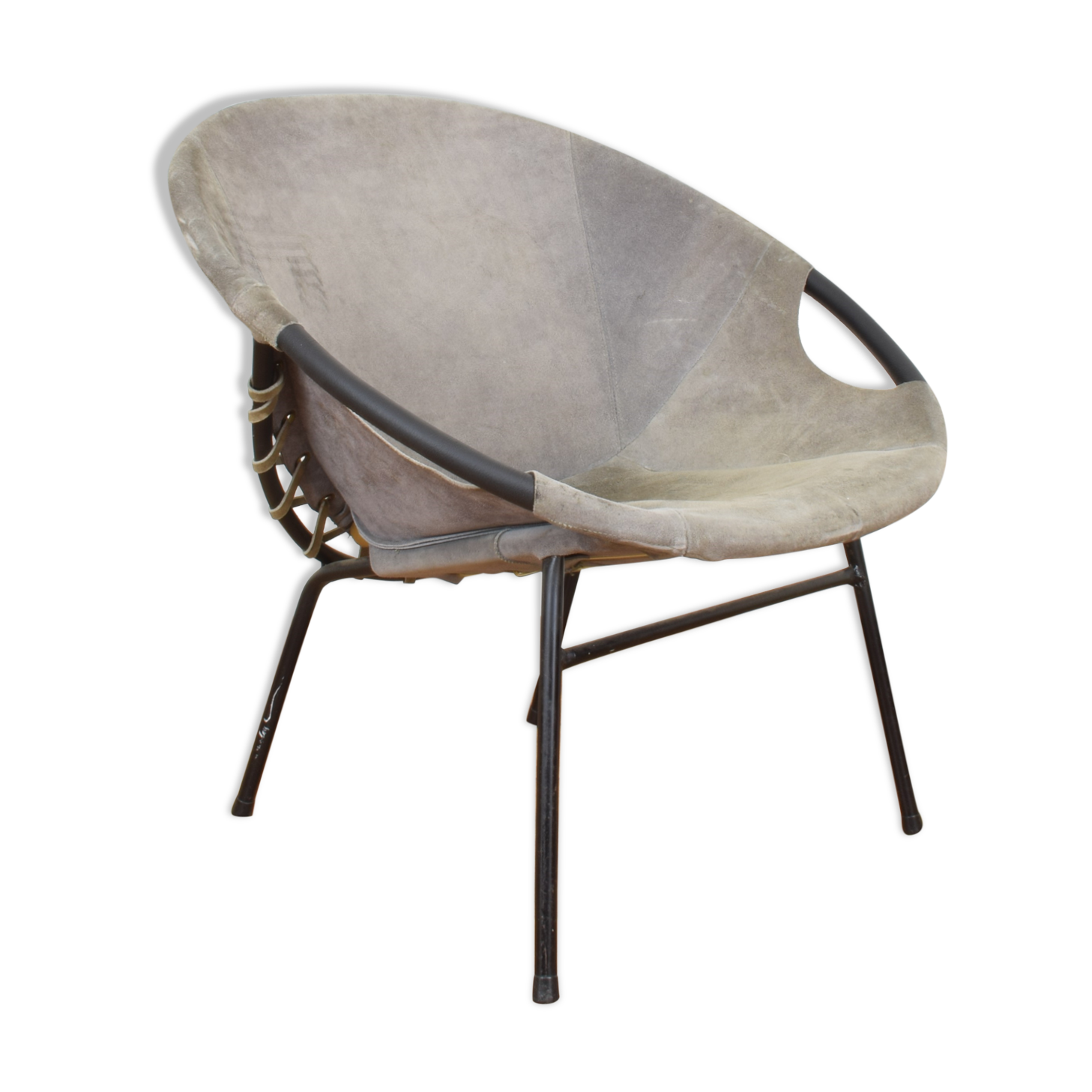 Mid-century armchair by E. Lusch for Lusch & co., 1970s