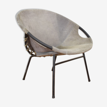 Mid-century armchair by E. Lusch for Lusch & co., 1970s