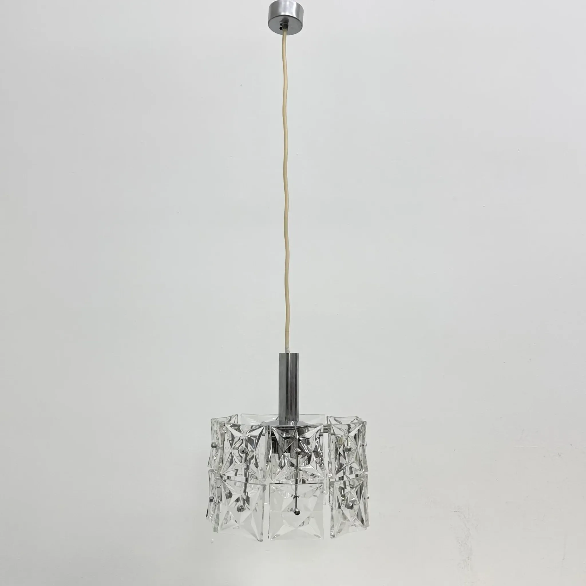 Mid-century design Kinkeldey hanging lamp, 1970s