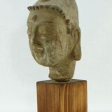 Buddha Head In Cooked Earth, Early 20th Century