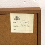 Teak mirror, Nygeverken, Nyköping, Sweden, 1960, 100x41cm