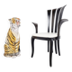 Large ceramic Hand Painted Tiger, 1970's Italy