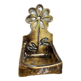 Ceramic soap dish/pocket tray Le Trident, 60s/70s, Vallauris