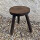 Brutalist tripod stool