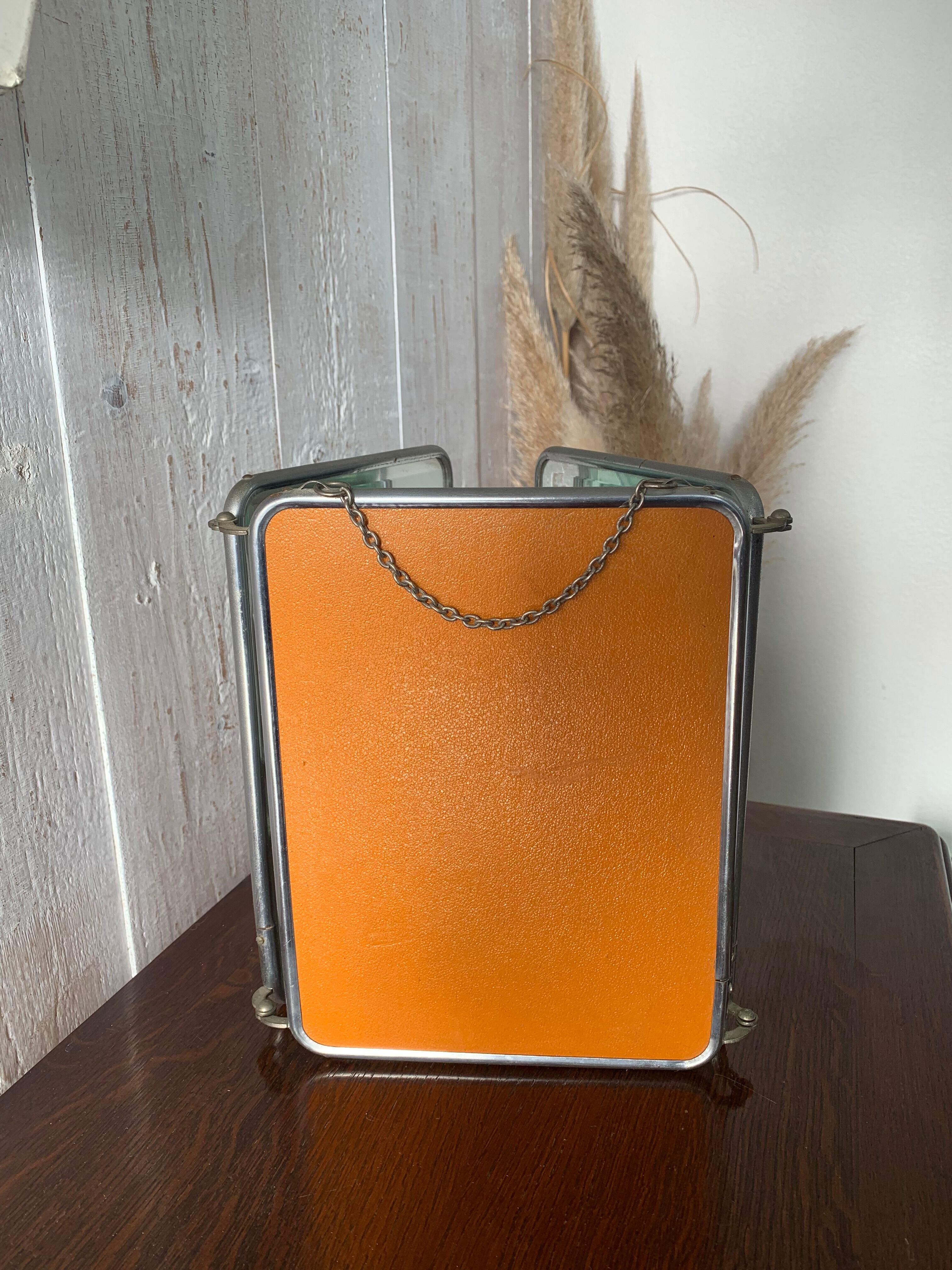 Vintage barber mirror