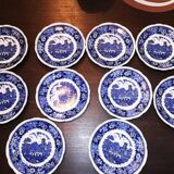 10 Assiettes anglaises Staffordshire Adams