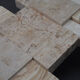 Rare architectural travertine coffee table, Belgium, 1970s