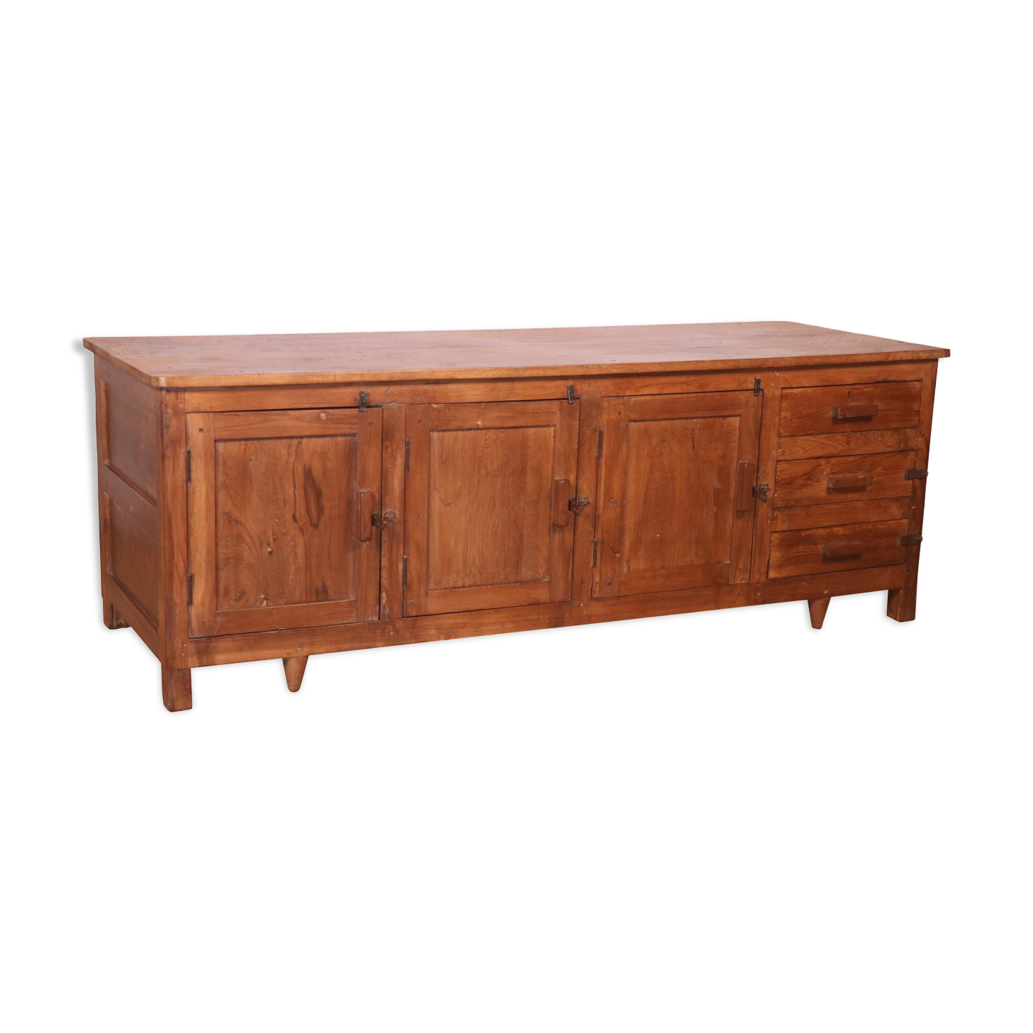 Old Burmese teak sideboard