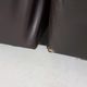 Vico Magistretti for Cassina "Fiandra" 3-Seater dark brown leather sofa, Italy 1970