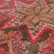 Pink Vintage Moroccan Rug 208 x 384 cm, Berber Wool Rug Handmade, Boho Rug