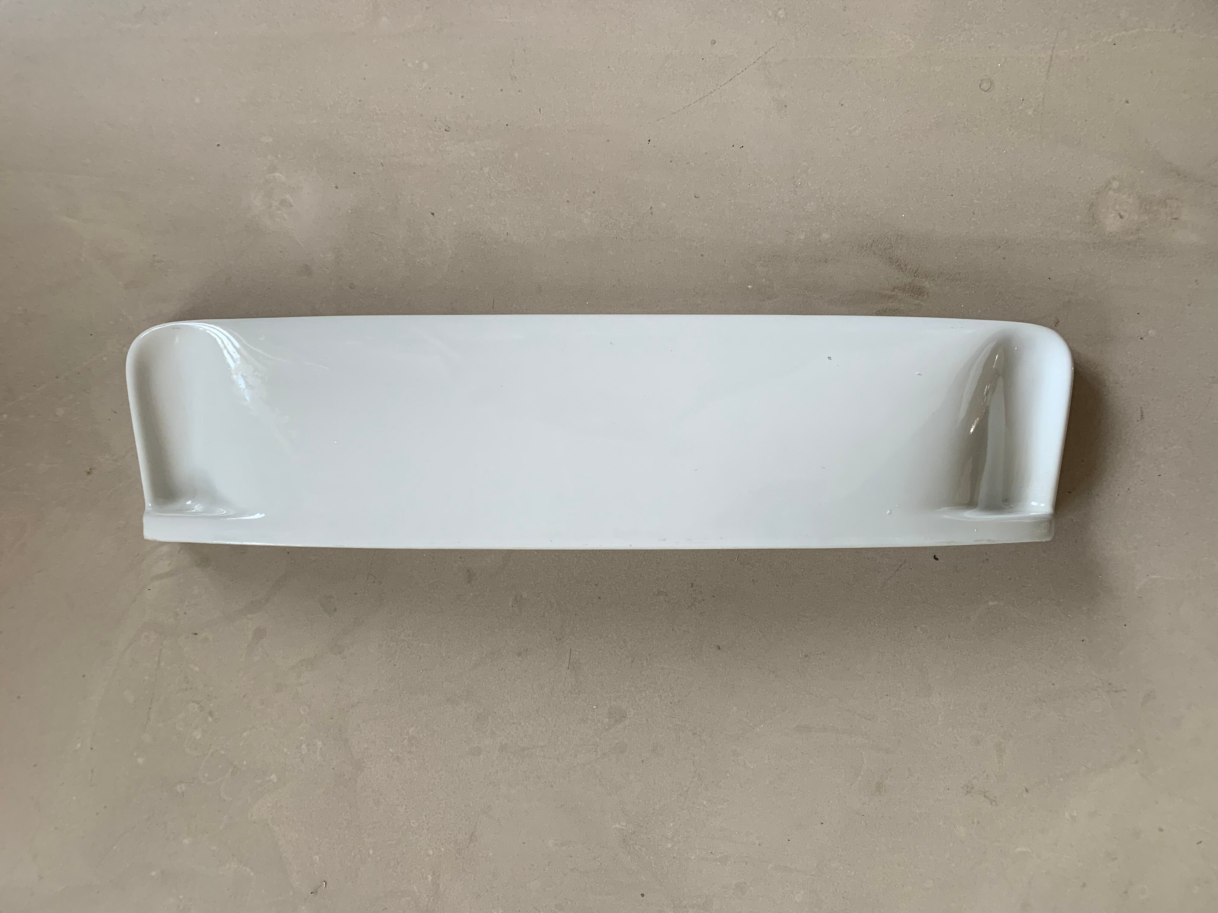 Antique ceramic shelf