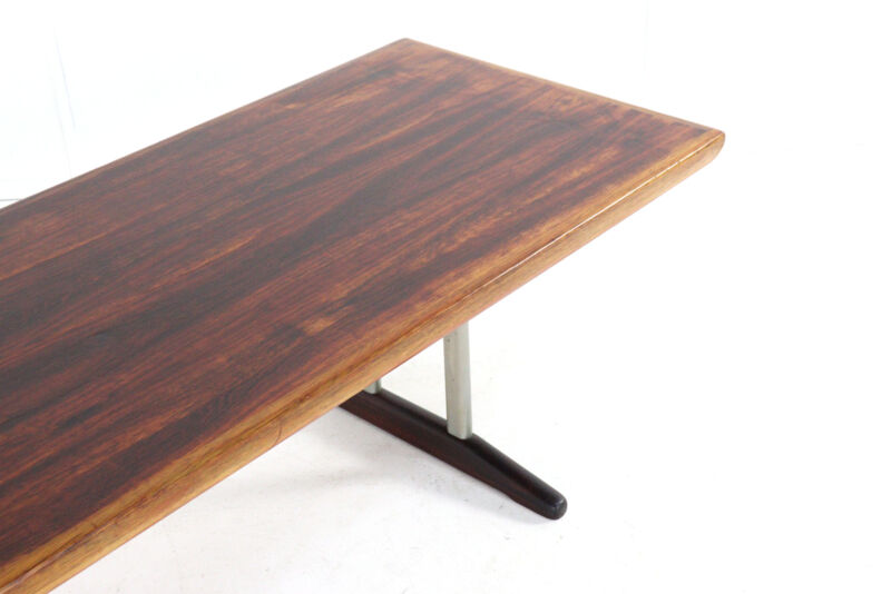 Rosewood / walnut coffee table 'Drachten' - mid century modern