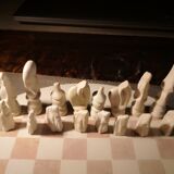 Stone chess games steatite