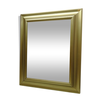 Miroir biseauté cadre bois doré 43x53cm