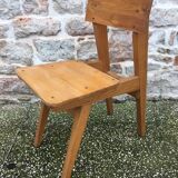 Atypical set of 6 chairs