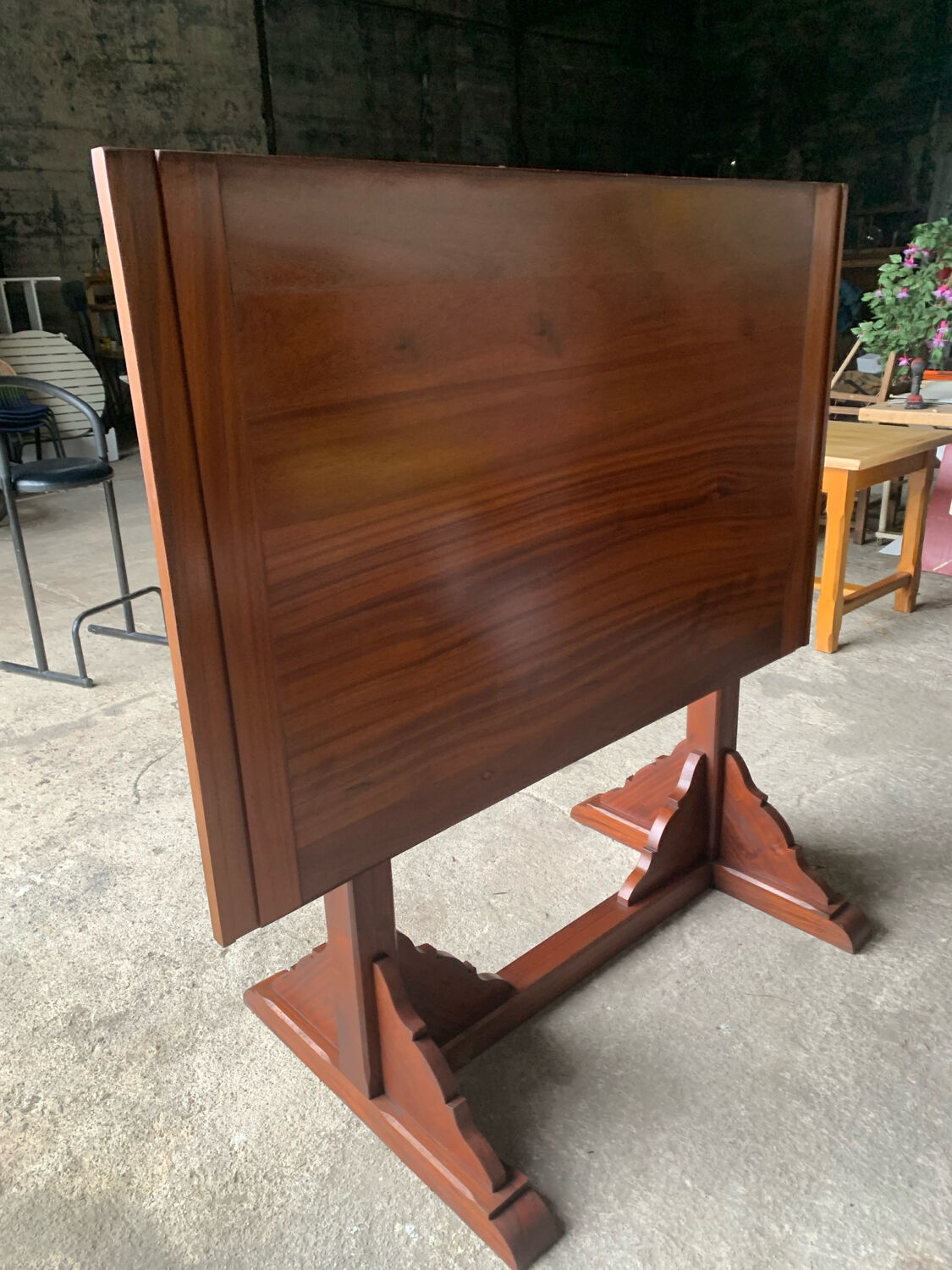 High table / bar table in teak – 4 to 6 people