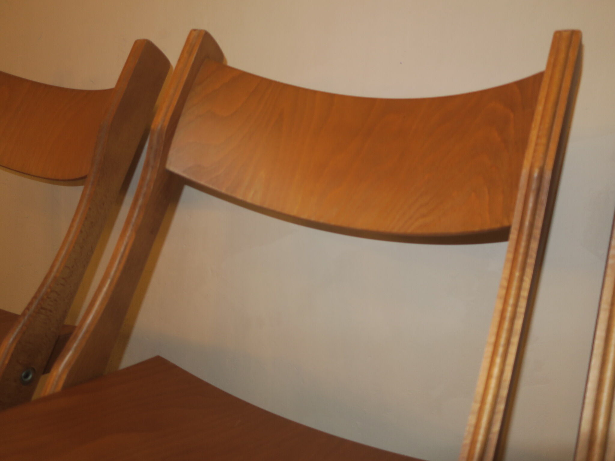 Ensemble de 4 chaises pliantes du milieu du siècle