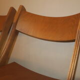 Ensemble de 4 chaises pliantes du milieu du siècle