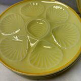 Set of 6 Moulin des Loups shell plates