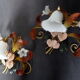 set Wall lamps Decor floral italy 36cm Paterno Franco