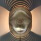 Vintage modernist stainless steel wall or table lamp