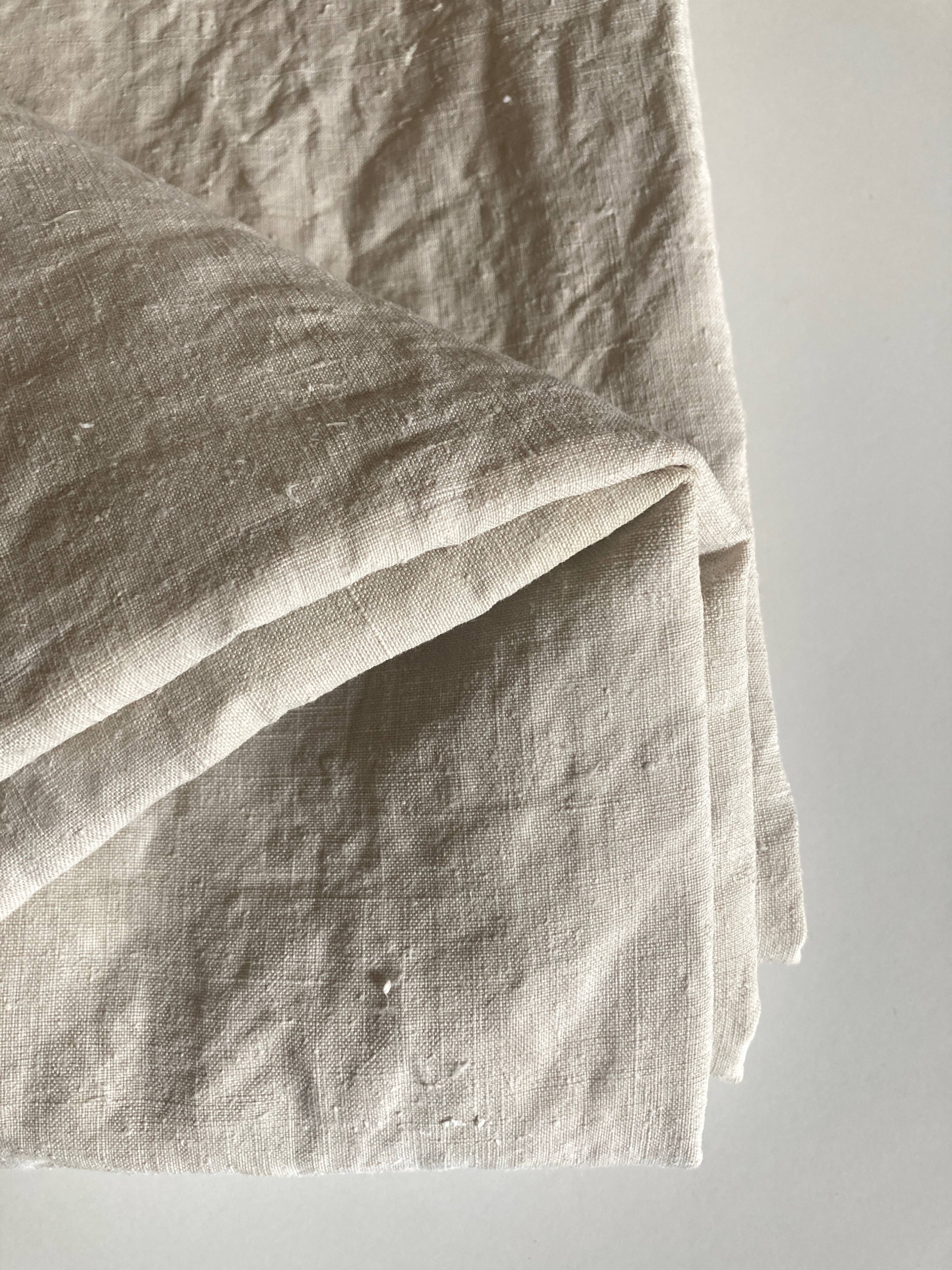 Washed raw linen cloth tablecloth 19th reserve linen L3m45