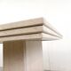 Vintage travertine dining table, 1970s