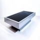 Vintage bar coffee table attributed to Willy Rizzo for Cidue, 1970s.