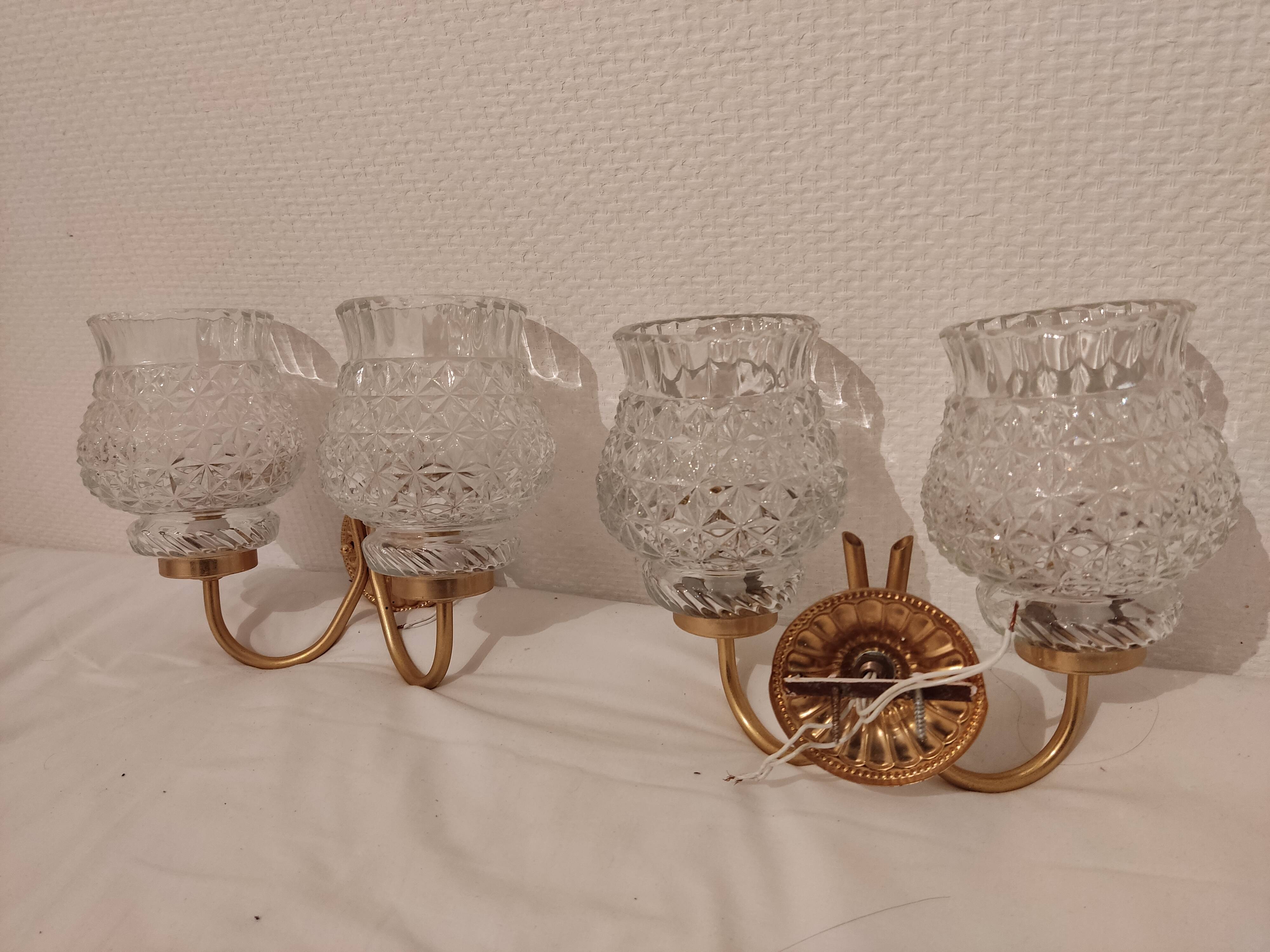 Pair wall lamp Hollywood Regency