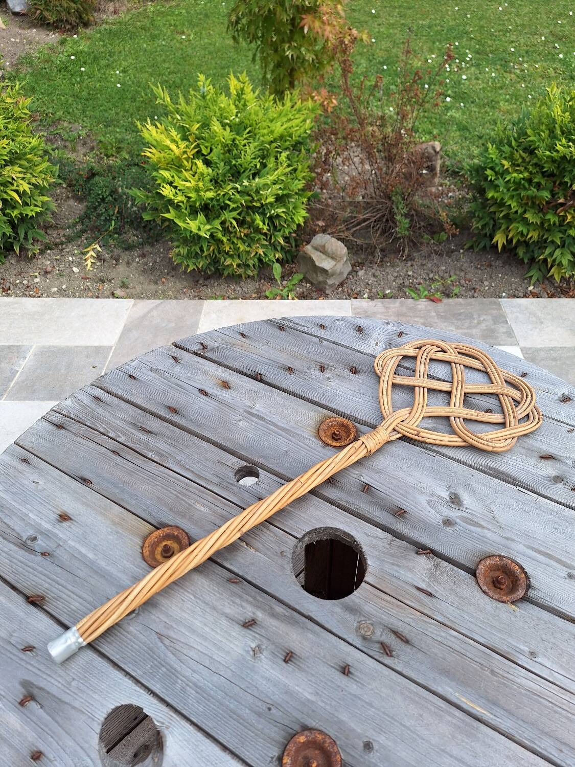Interwoven Rattan Carpet Beater